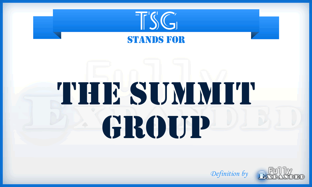 TSG - The Summit Group