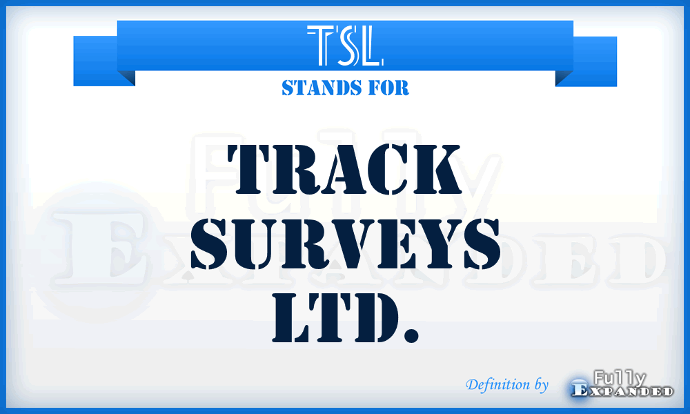 TSL - Track Surveys Ltd.