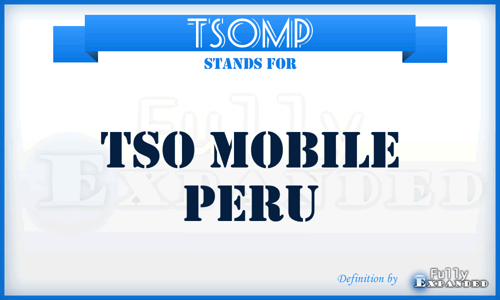 TSOMP - TSO Mobile Peru