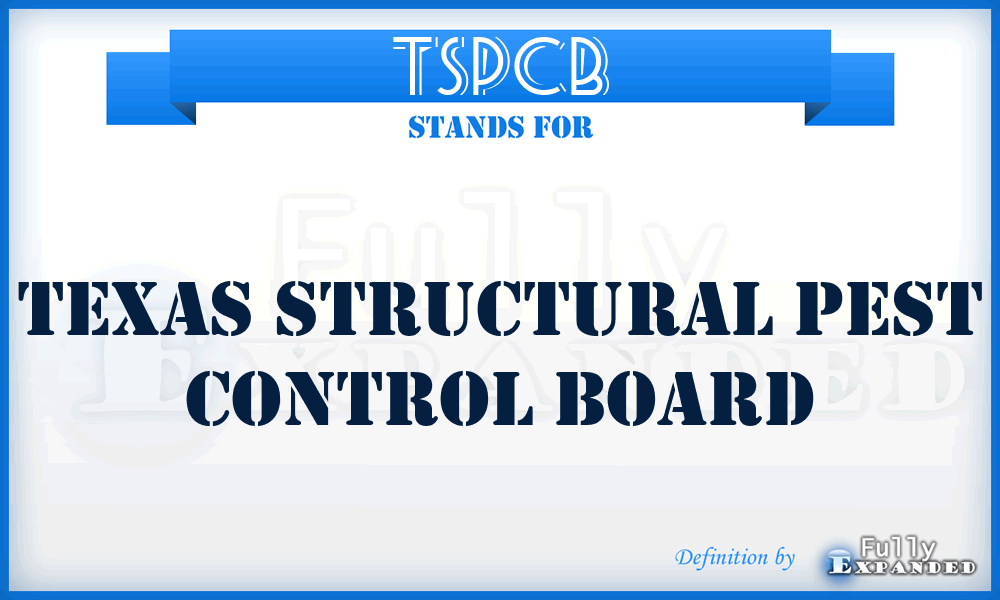 TSPCB - Texas Structural Pest Control Board