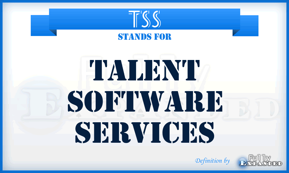 TSS - Talent Software Services