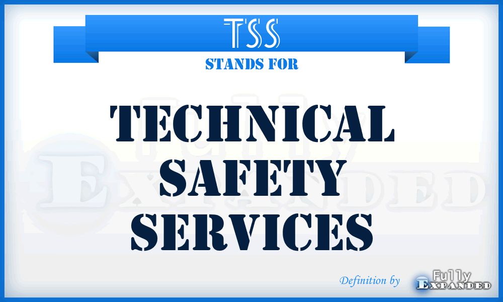 TSS - Technical Safety Services