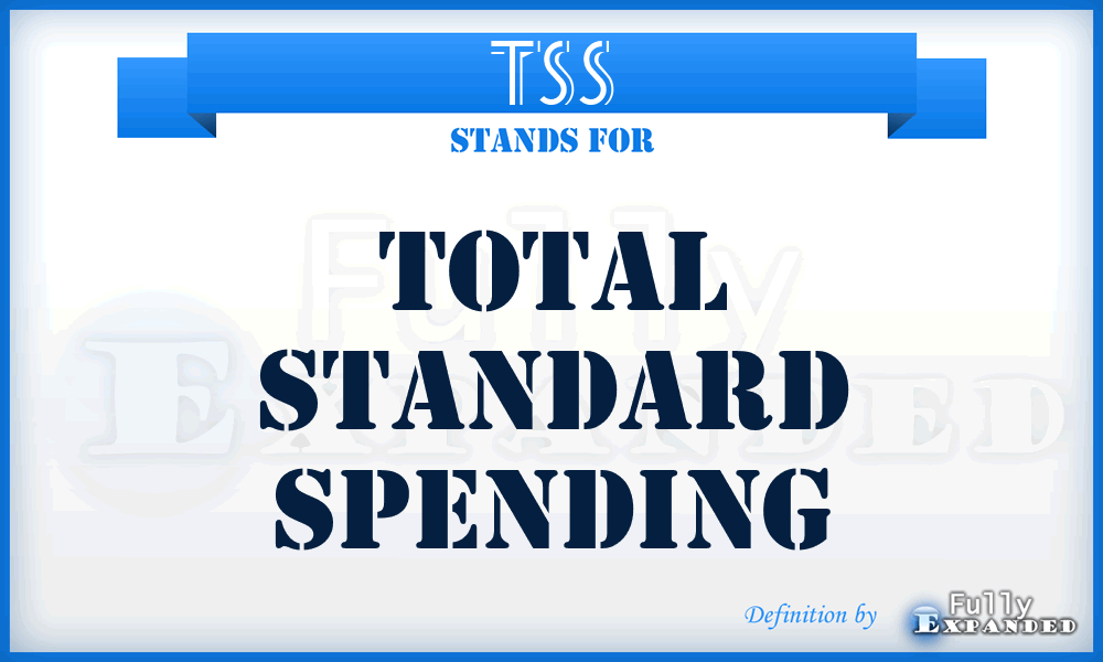 TSS - Total Standard Spending