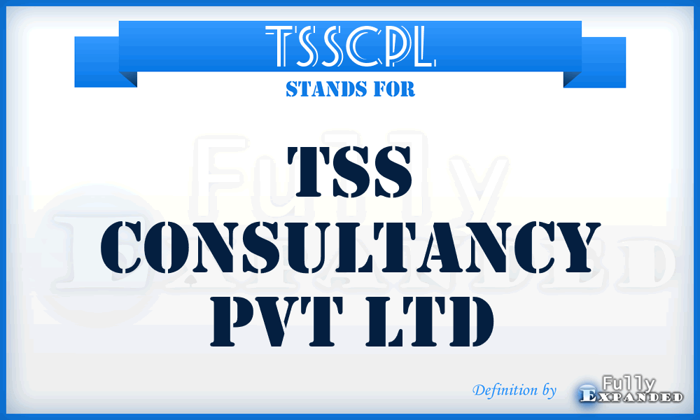 TSSCPL - TSS Consultancy Pvt Ltd