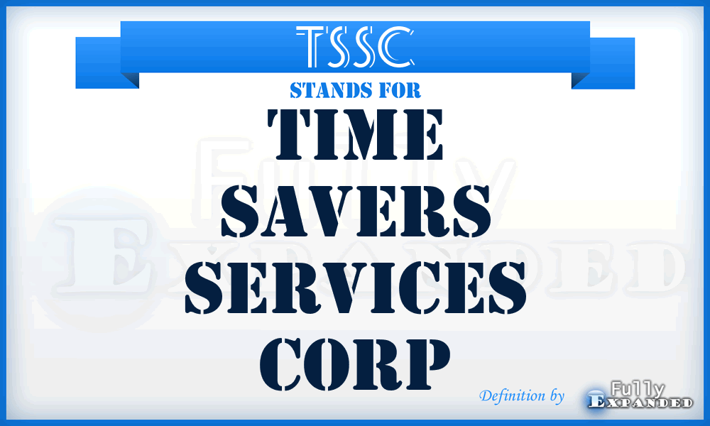 TSSC - Time Savers Services Corp
