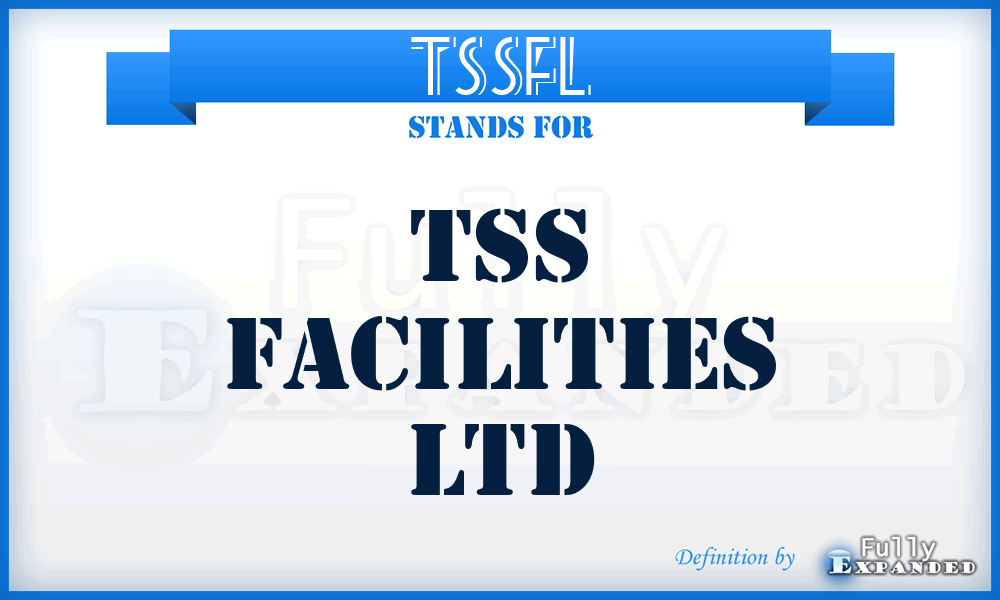 TSSFL - TSS Facilities Ltd