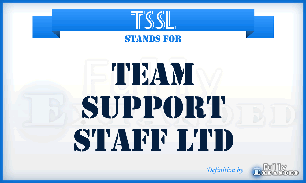 TSSL - Team Support Staff Ltd