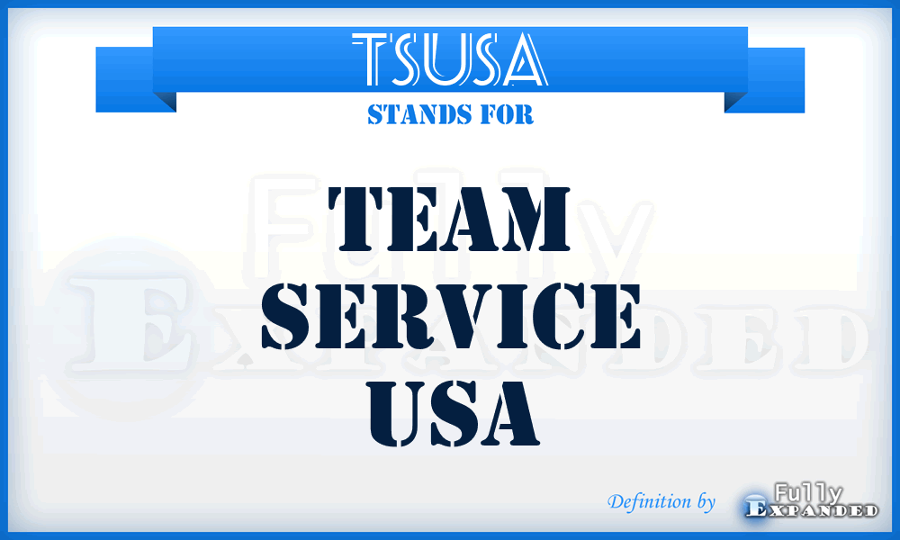 TSUSA - Team Service USA