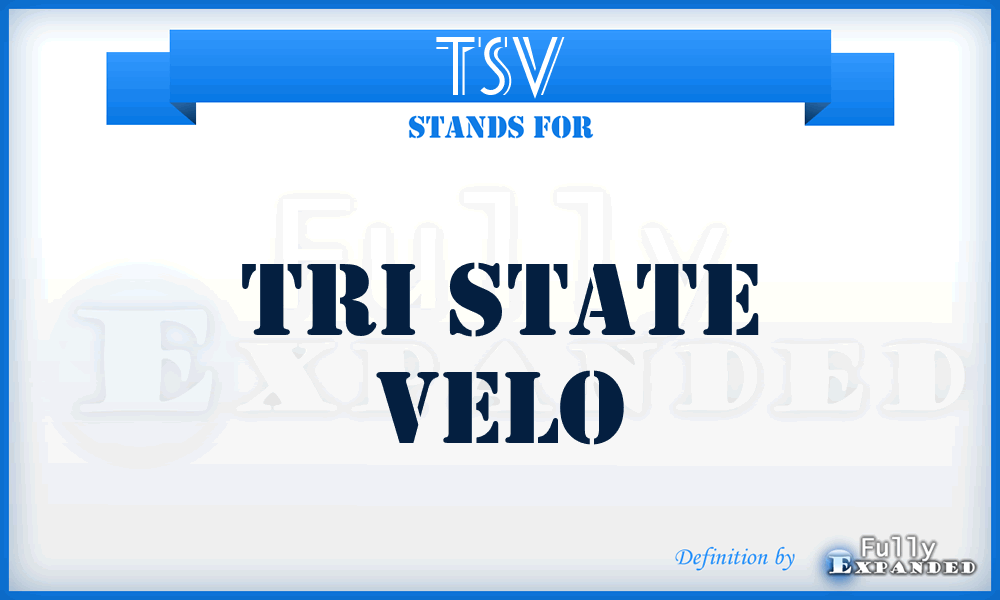 TSV - Tri State Velo
