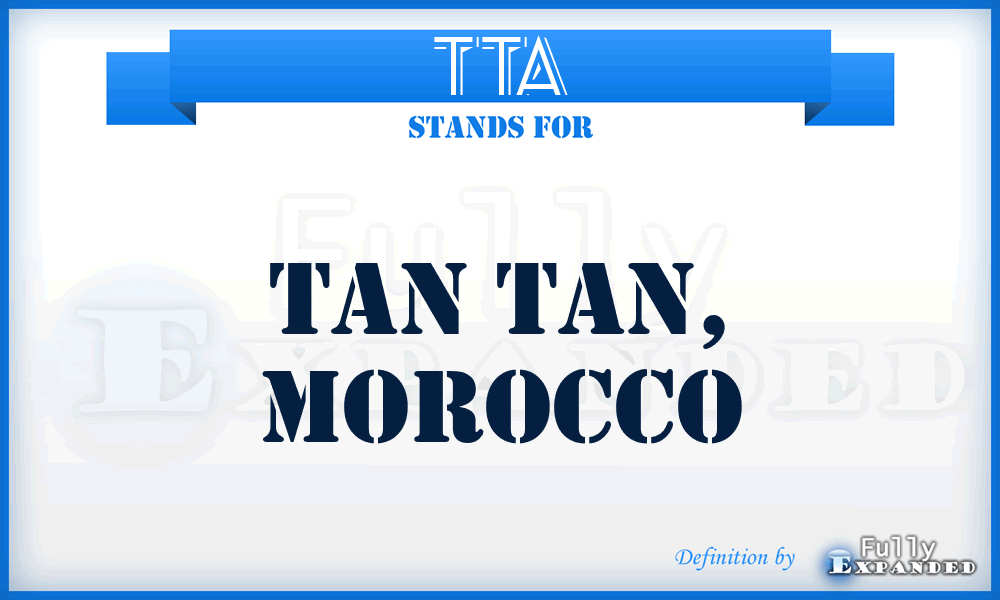 TTA - Tan Tan, Morocco