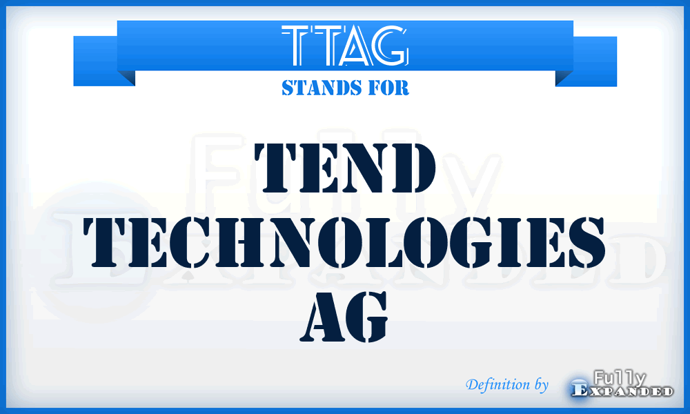 TTAG - Tend Technologies AG