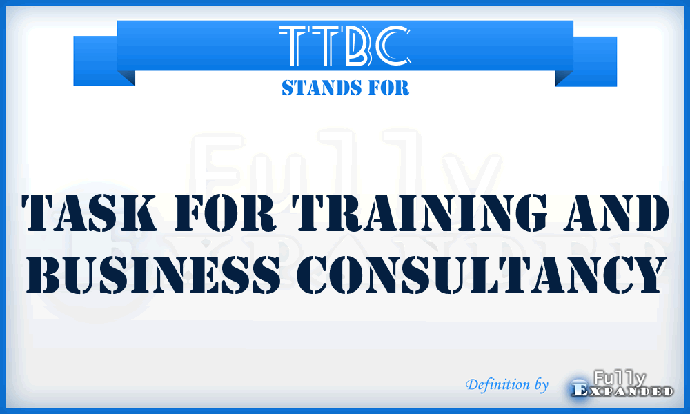 TTBC - Task for Training and Business Consultancy