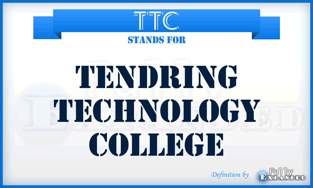 TTC - Tendring Technology College