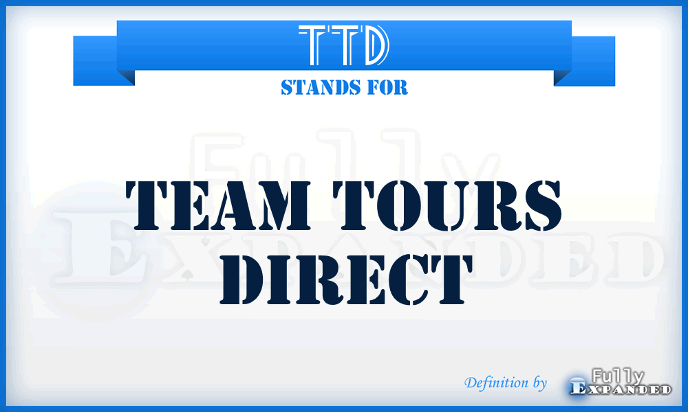 TTD - Team Tours Direct