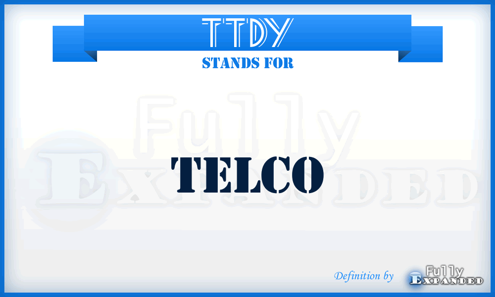 TTDY - Telco