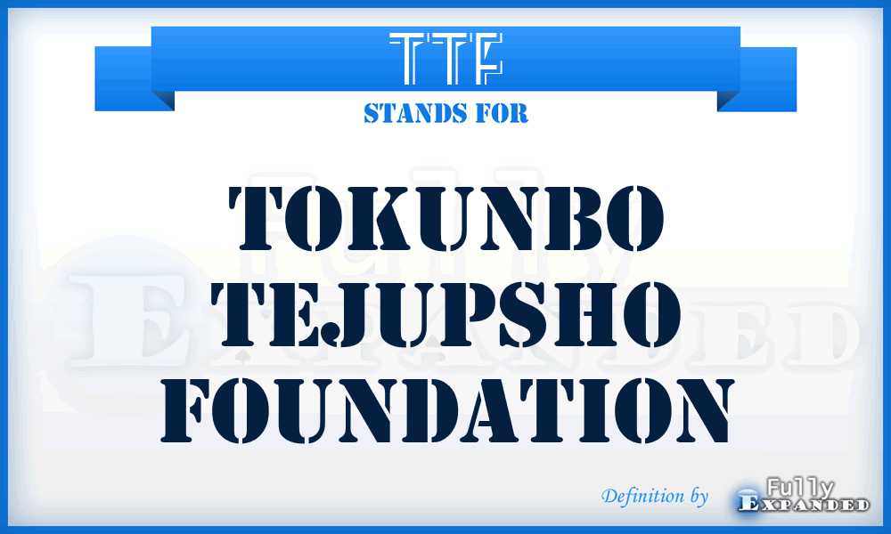 TTF - Tokunbo Tejupsho Foundation