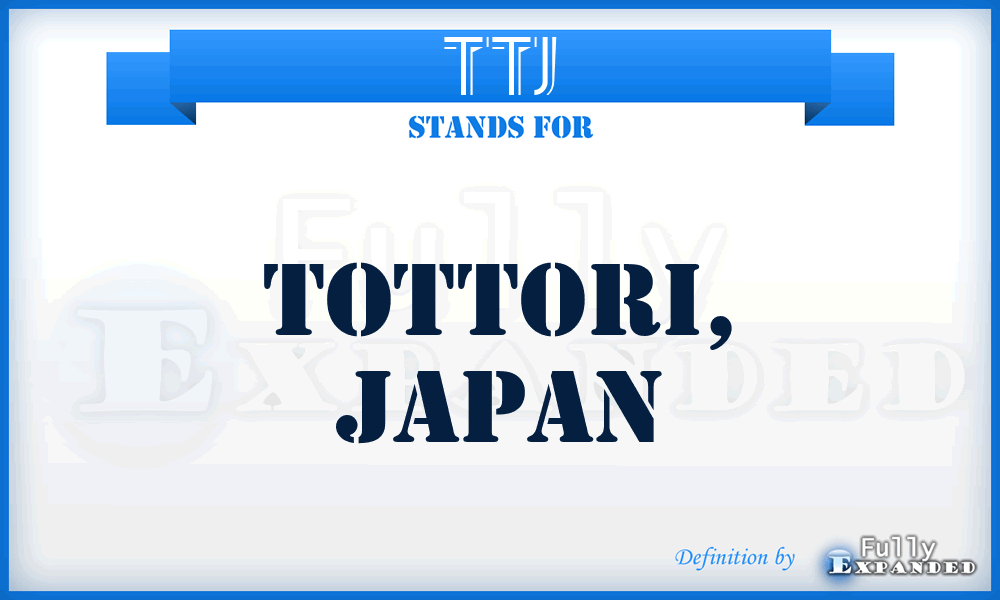 TTJ - Tottori, Japan