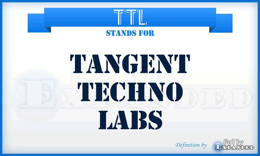 TTL - Tangent Techno Labs