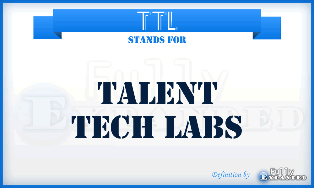 TTL - Talent Tech Labs