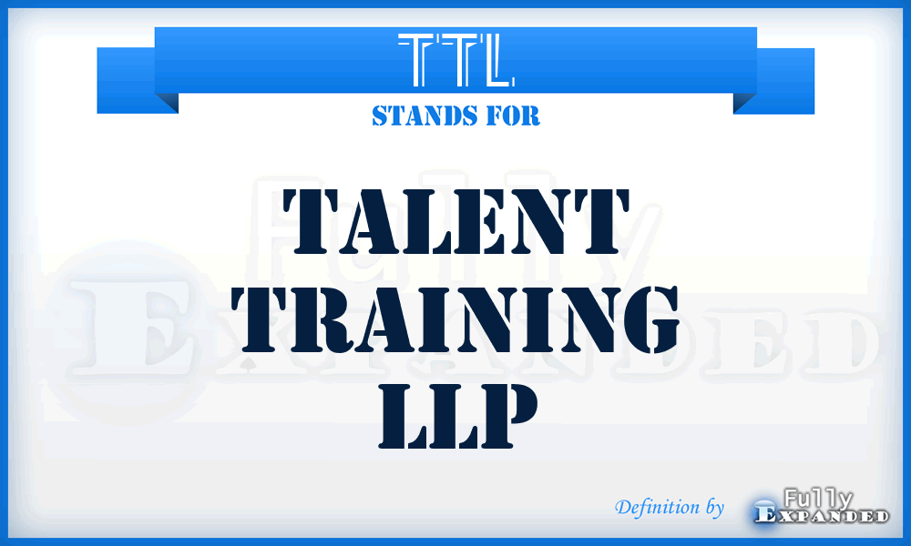 TTL - Talent Training LLP