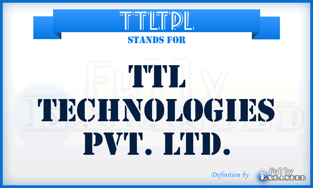 TTLTPL - TTL Technologies Pvt. Ltd.