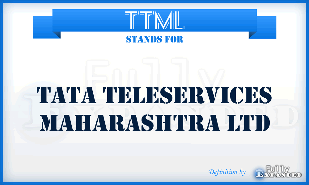 TTML - Tata Teleservices Maharashtra Ltd