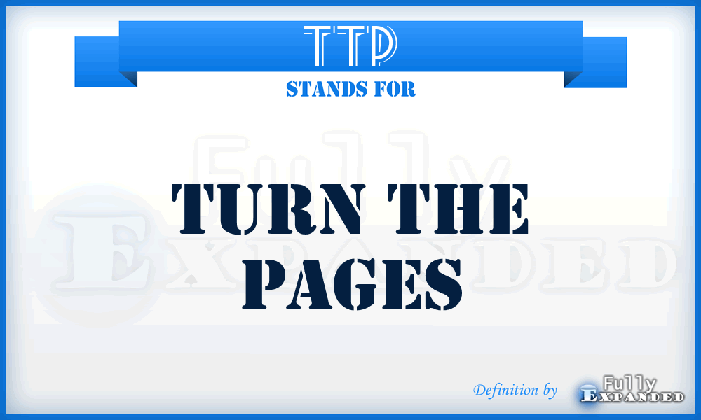 TTP - turn the pages
