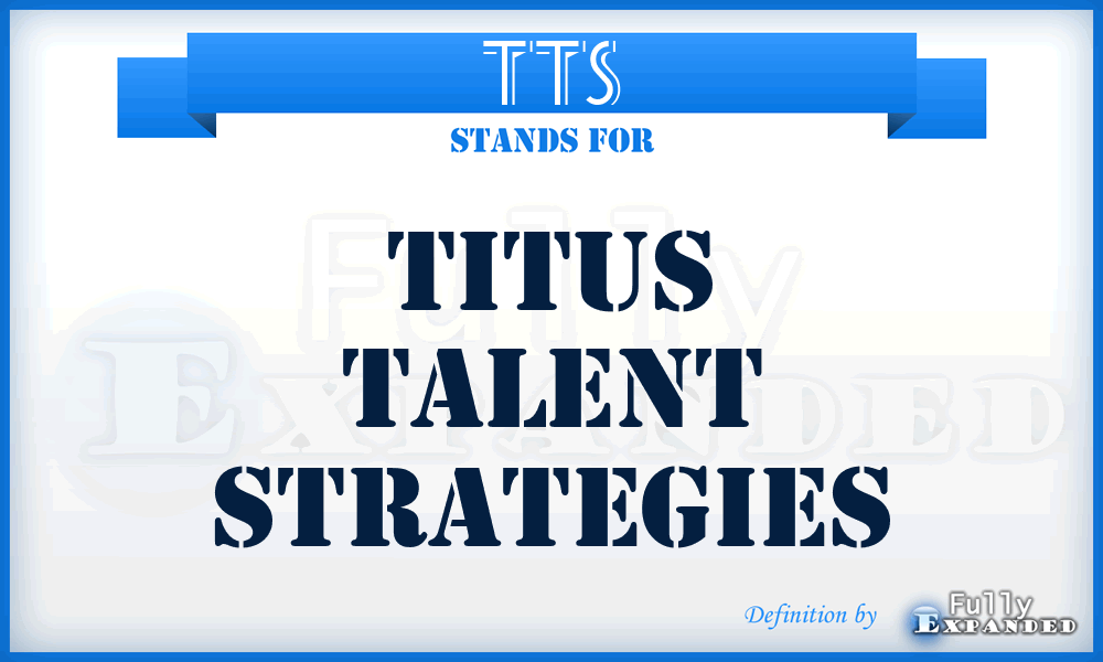 TTS - Titus Talent Strategies