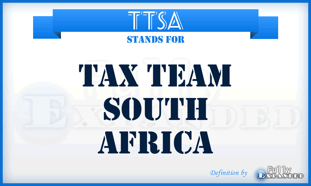 TTSA - Tax Team South Africa