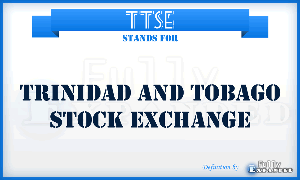 TTSE - Trinidad and Tobago Stock Exchange