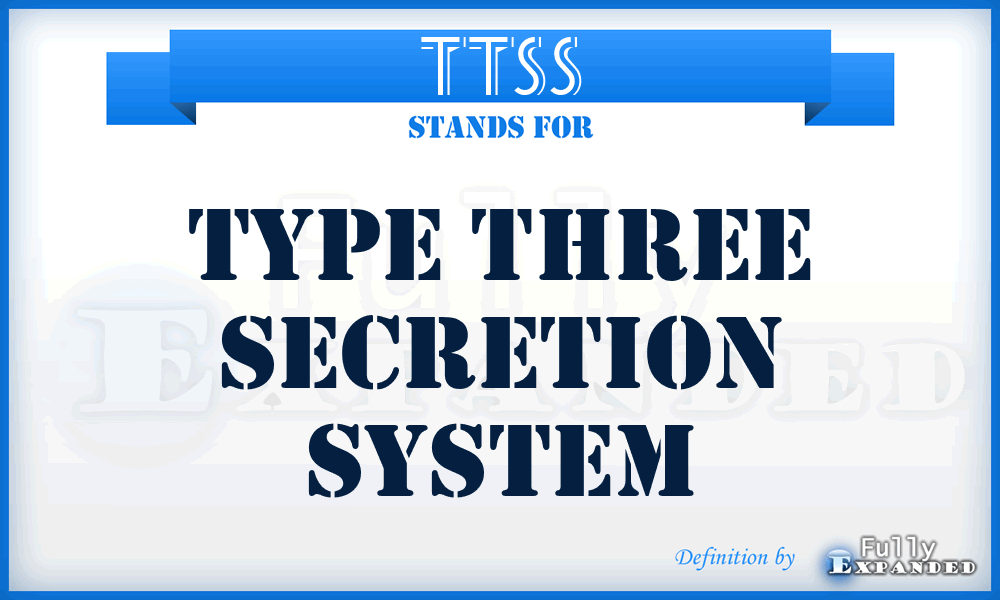 TTSS - Type Three Secretion System