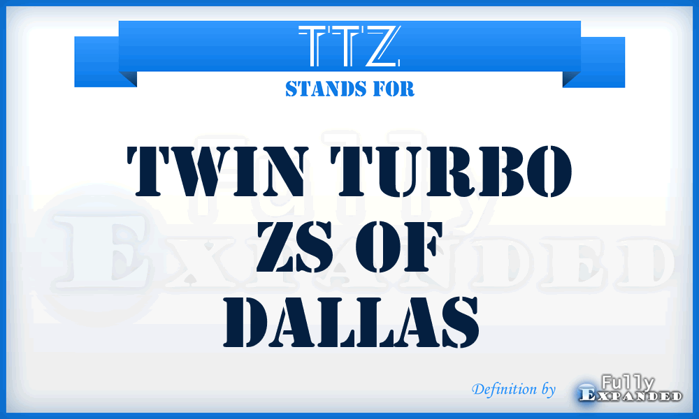 TTZ - Twin Turbo Zs of Dallas