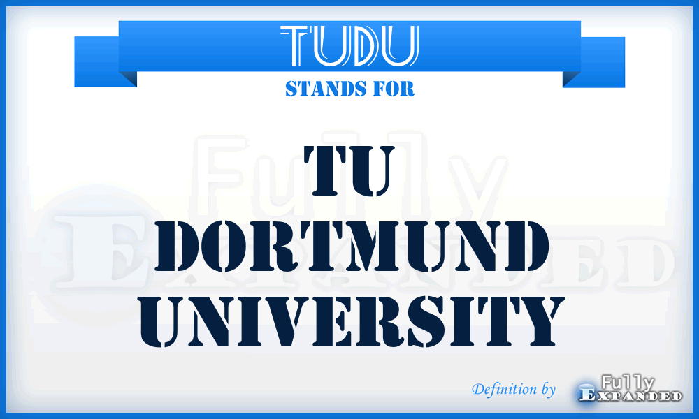 TUDU - TU Dortmund University