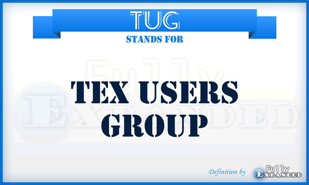 TUG - TeX Users Group