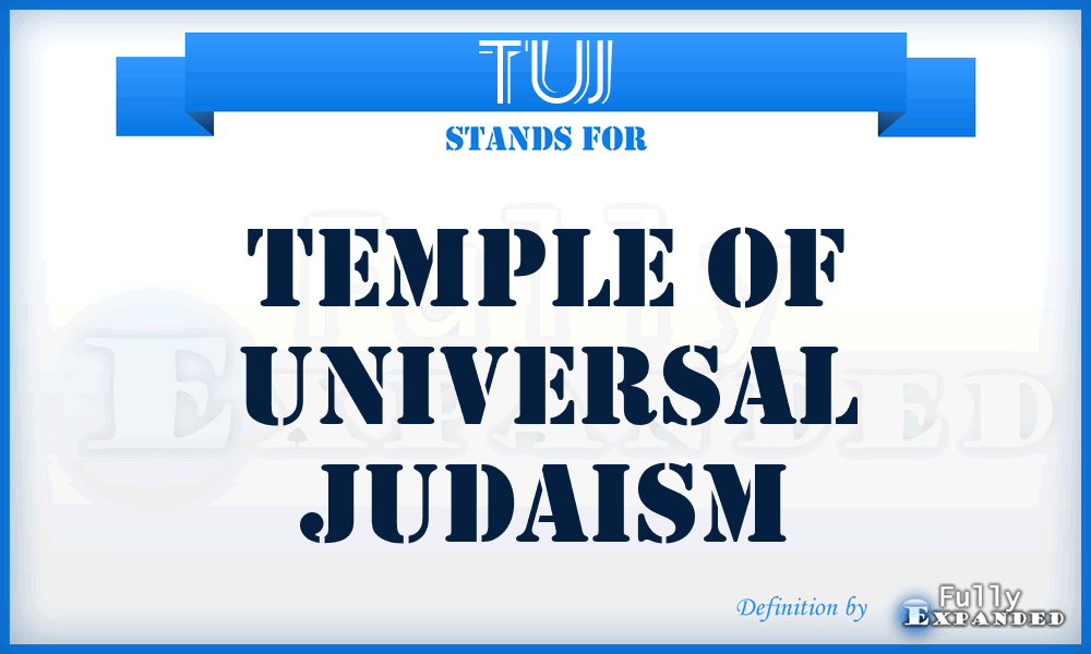 TUJ - Temple of Universal Judaism