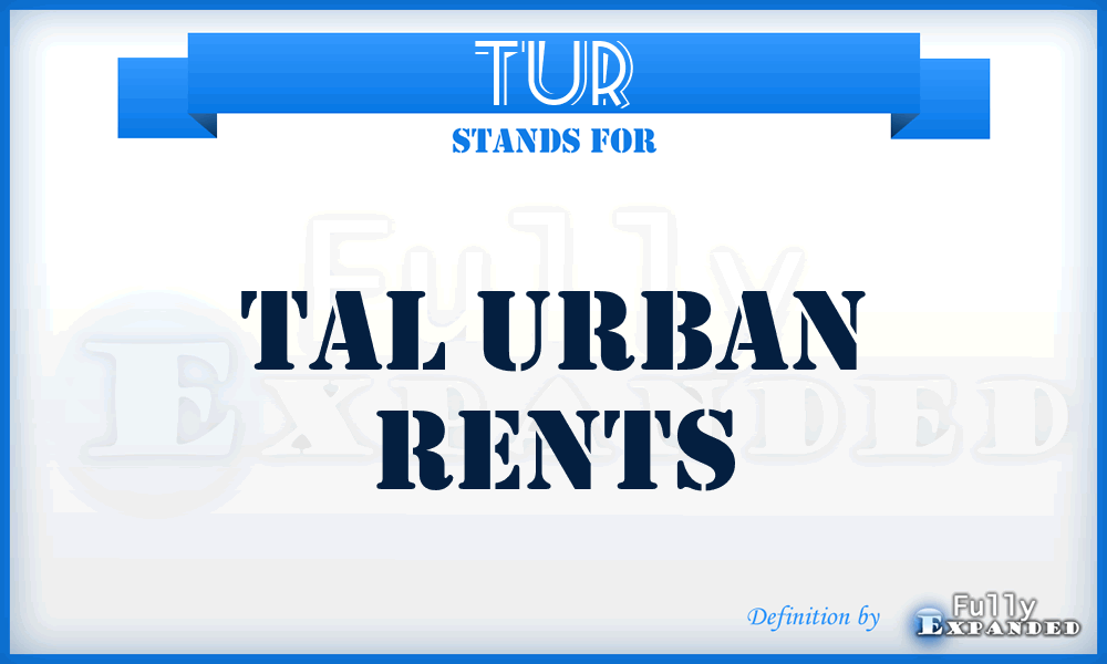 TUR - tal urban rents