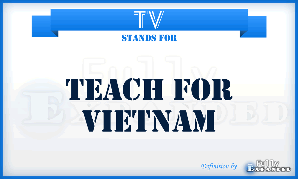 TV - Teach for Vietnam