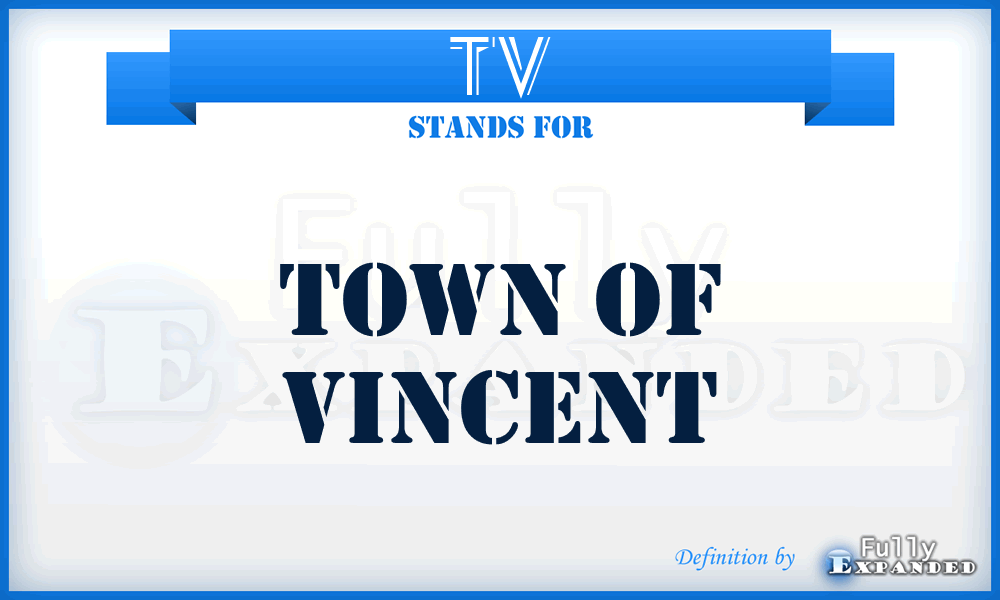 TV - Town of Vincent