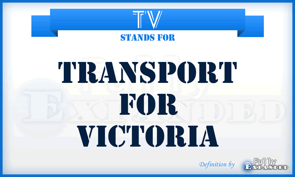 TV - Transport for Victoria