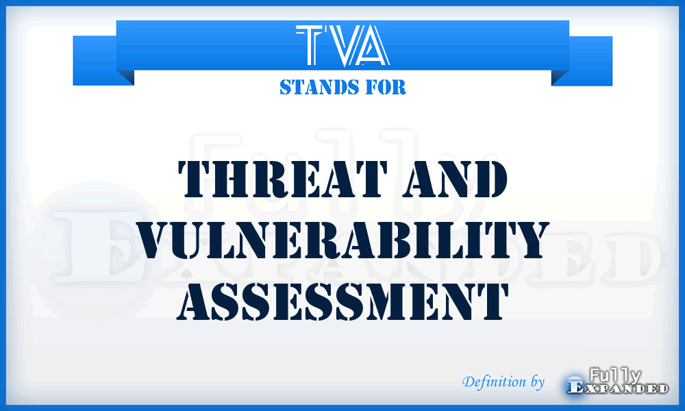TVA - Threat and Vulnerability Assessment