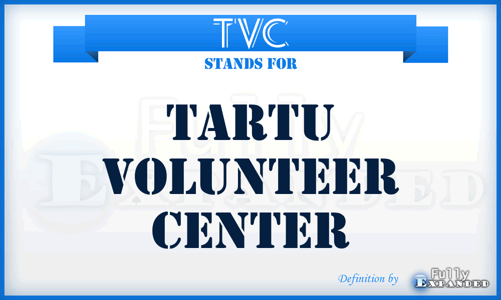 TVC - Tartu Volunteer Center