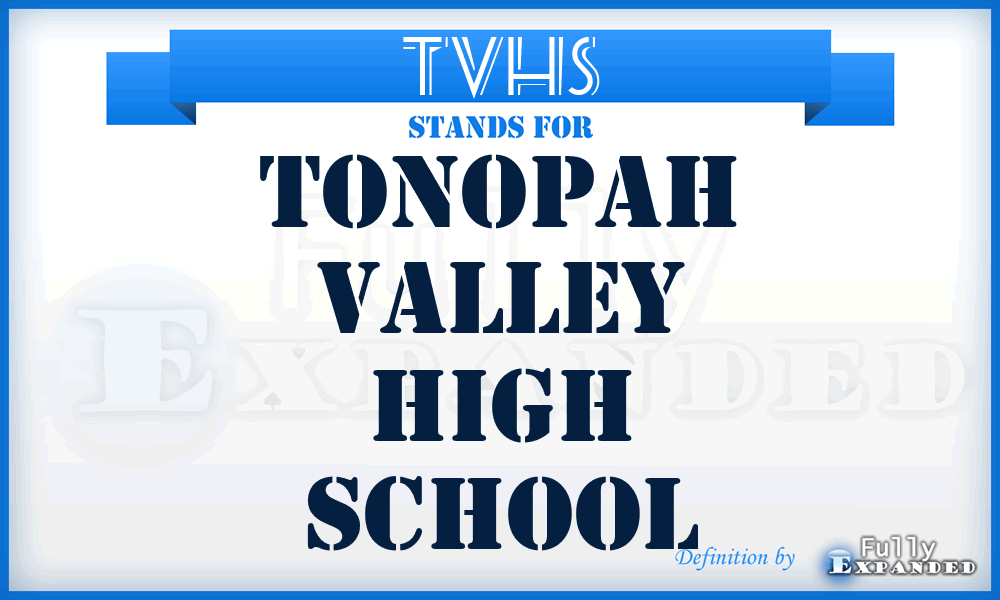 TVHS - Tonopah Valley High School