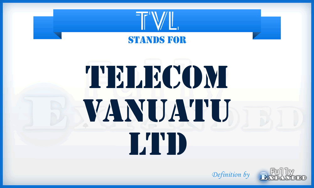 TVL - Telecom Vanuatu Ltd