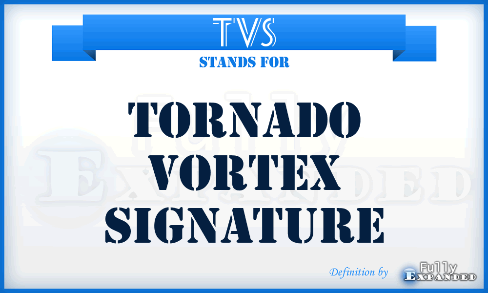 TVS - Tornado Vortex Signature