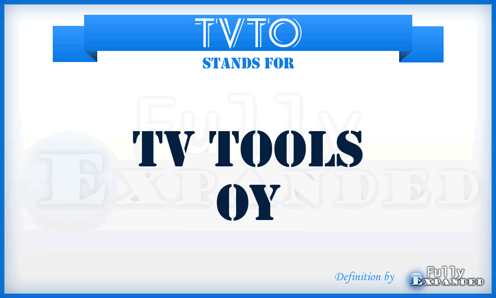 TVTO - TV Tools Oy