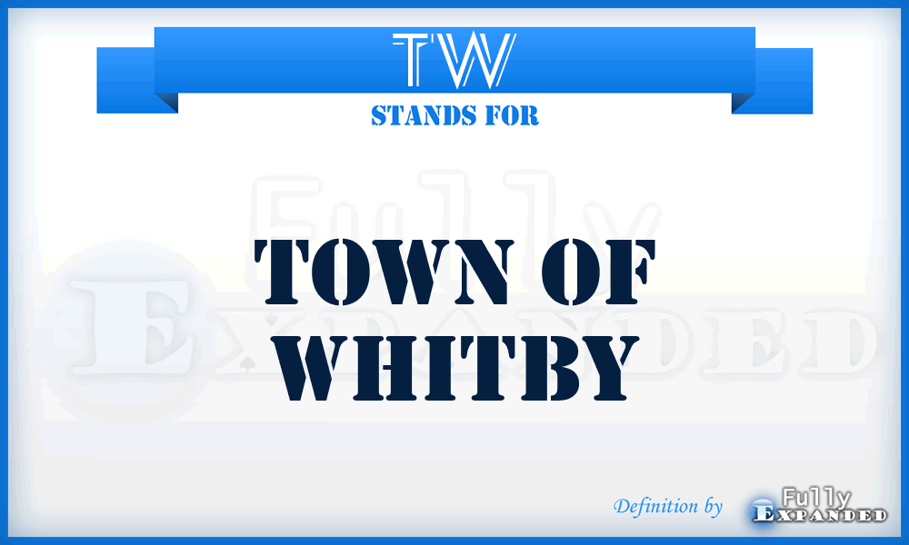 TW - Town of Whitby