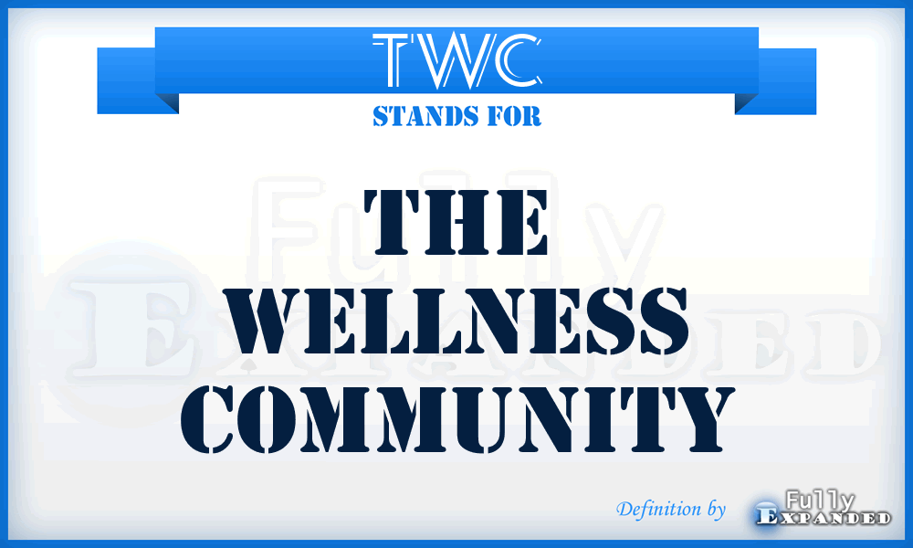 TWC - The Wellness Community