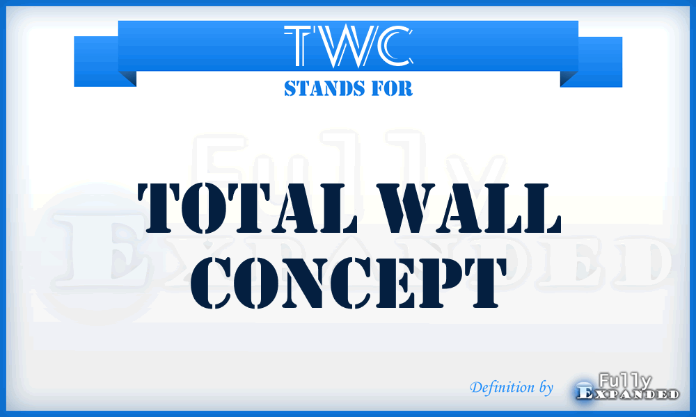 TWC - Total Wall Concept