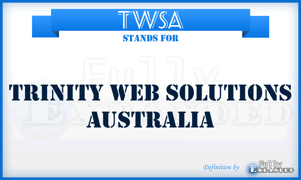 TWSA - Trinity Web Solutions Australia