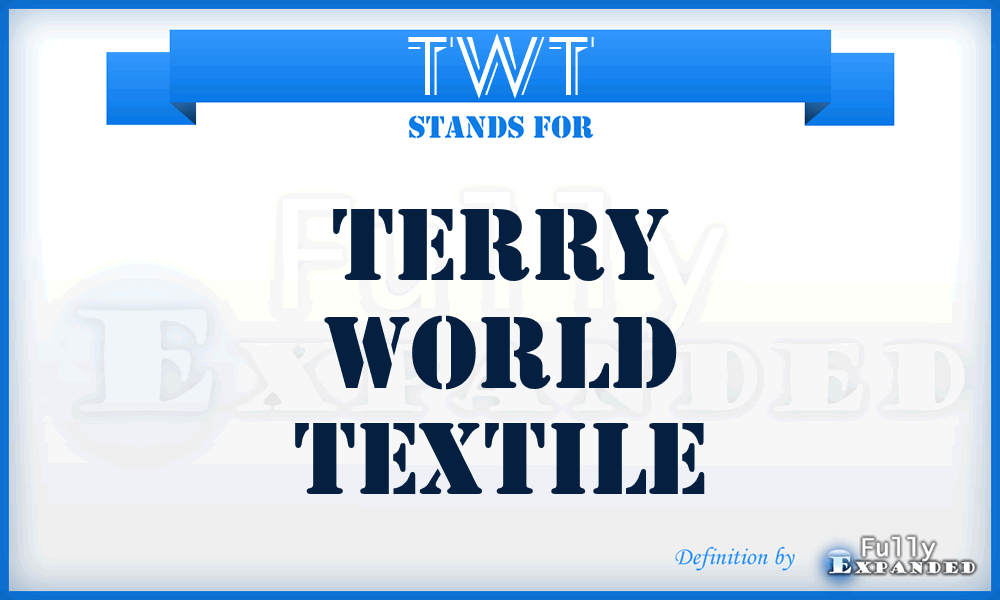 TWT - Terry World Textile